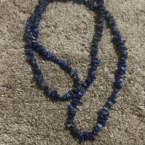 Lapis Lazuli Stone Beaded Necklace